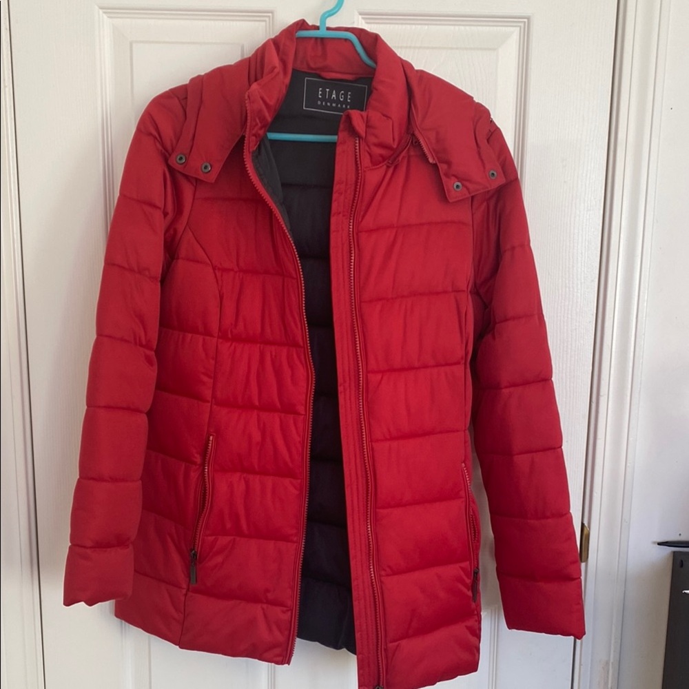 Etage Red Quilted Jacket